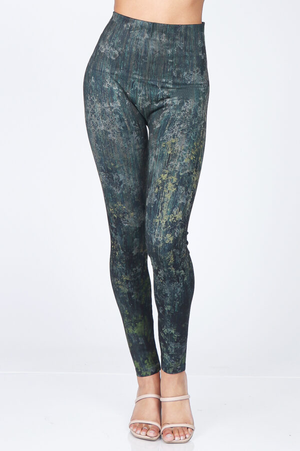 M. Rena Abstract Floral Leggings